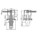 Matt Black Bathroom Tapware Range - Wall Top Assemblies, Washing Machine Stops & Wall Spout
