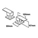Square Bathroom Tapware Range - Wall Top Assemblies, Washing Machine Stops & Spa/Sink Wall Set