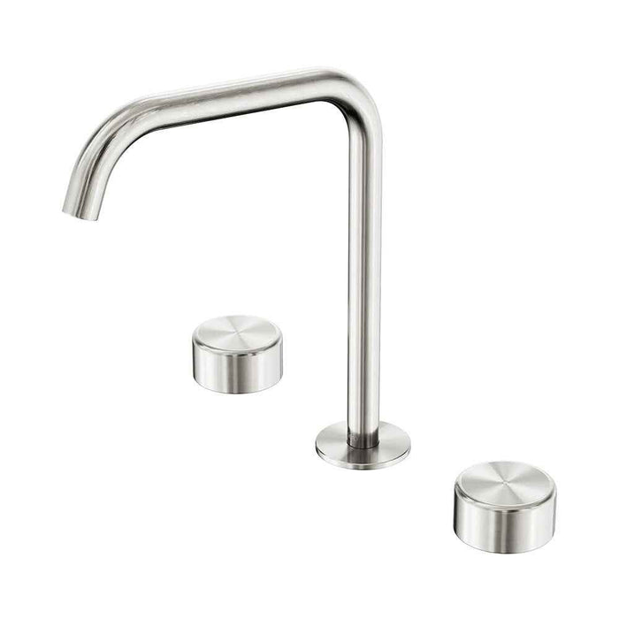 Nero Serenity Lead-Free DZR Brass Bath/Kitchen Set Edge Spout With Metal Handle