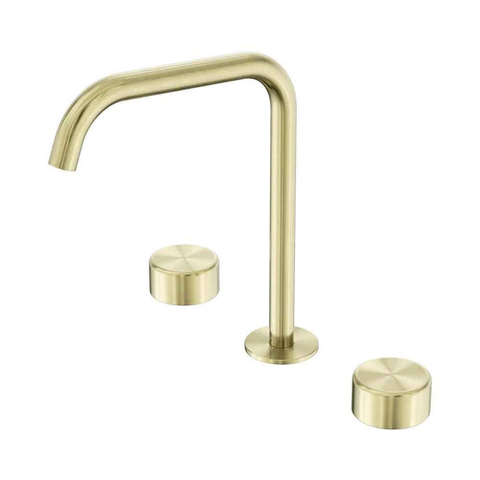 Nero Serenity Lead-Free DZR Brass Bath/Kitchen Set Edge Spout With Metal Handle