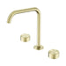 Nero Serenity Lead-Free DZR Brass Bath/Kitchen Set Edge Spout With Metal Handle