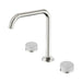 Nero Serenity Lead-Free DZR Brass Bath/Kitchen Set Edge Spout With Carrara Handle