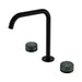 Nero Serenity Lead-Free DZR Brass Bath/Kitchen Set Edge Spout With Verde Alpi Handle
