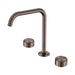 Nero Serenity Lead-Free DZR Brass Bath/Kitchen Set Edge Spout With Metal Handle