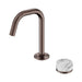 Nero Serenity Progressive Lead-Free DZR Brass Basin Mixer Edge Spout With Arabescato Corchia Handle
