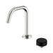 Nero Serenity Progressive Lead-Free DZR Brass Basin Mixer Edge Spout With Marquina Black Handle