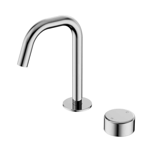 Nero Serenity Progressive Lead-Free DZR Brass Basin Mixer Edge Spout With Metal Handle