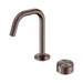 Nero Serenity Progressive Lead-Free DZR Brass Basin Mixer Edge Spout With Metal Handle