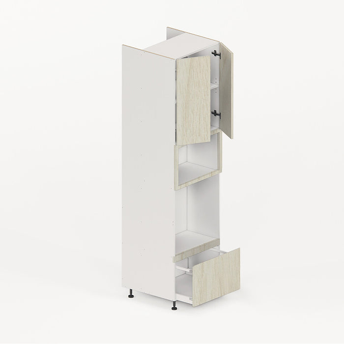 600*600*2300mm High Moisture Resistant Two Door Microwave And Oven Pantry