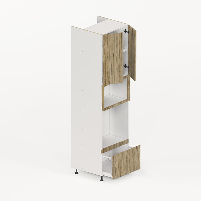 600*600*2300mm High Moisture Resistant Two Door Microwave And Oven Pantry