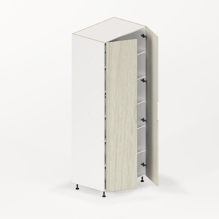 900*600*2300mm High Moisture Resistant Finger Pull Two Door Pantry