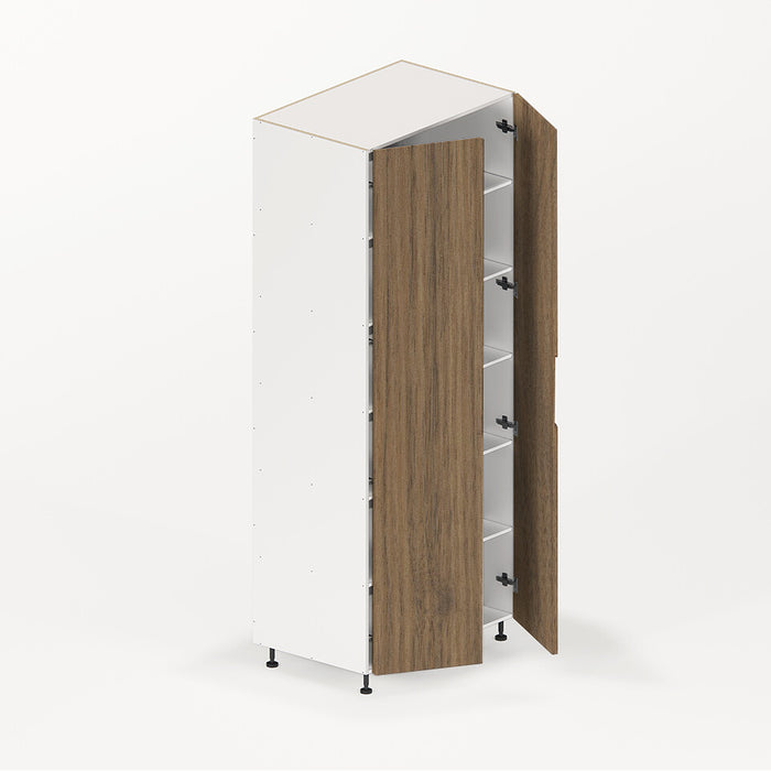 900*600*2300mm High Moisture Resistant Finger Pull Two Door Pantry