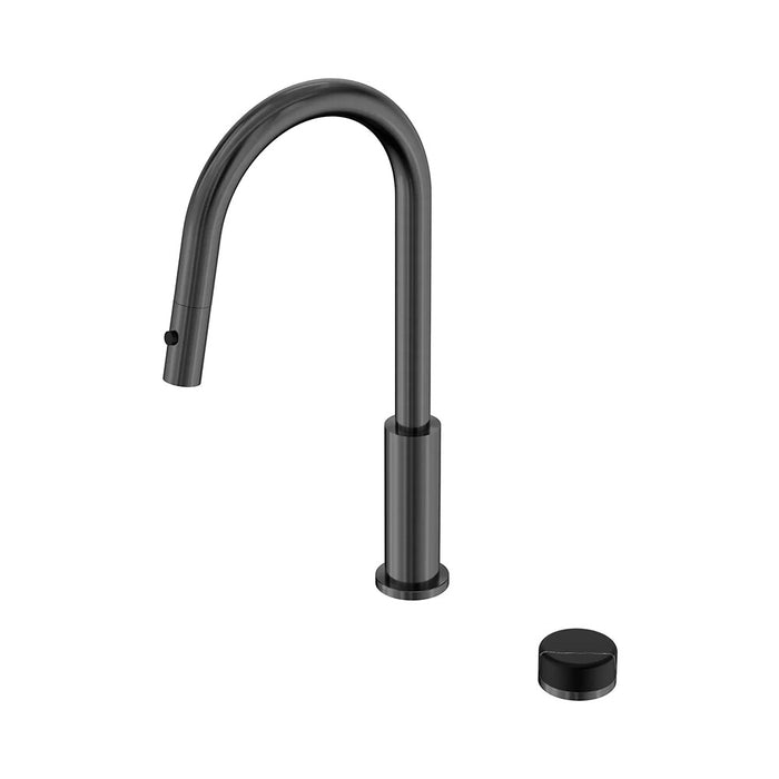 Nero Serenity Progressive Lead-Free DZR Brass Pull Out Kitchen Set With Marquina Black Handle