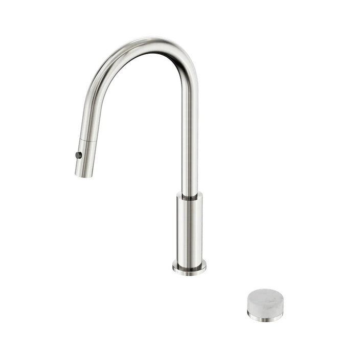 Nero Serenity Progressive Lead-Free DZR Brass Pull Out Kitchen Set With Carrara Handle