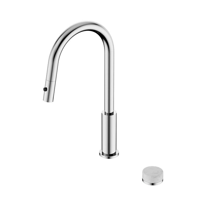 Nero Serenity Progressive Lead-Free DZR Brass Pull Out Kitchen Set With Carrara Handle