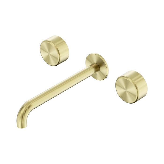 220mm Nero Serenity Lead-Free DZR Brass Wall Basin Set With Metal Handle