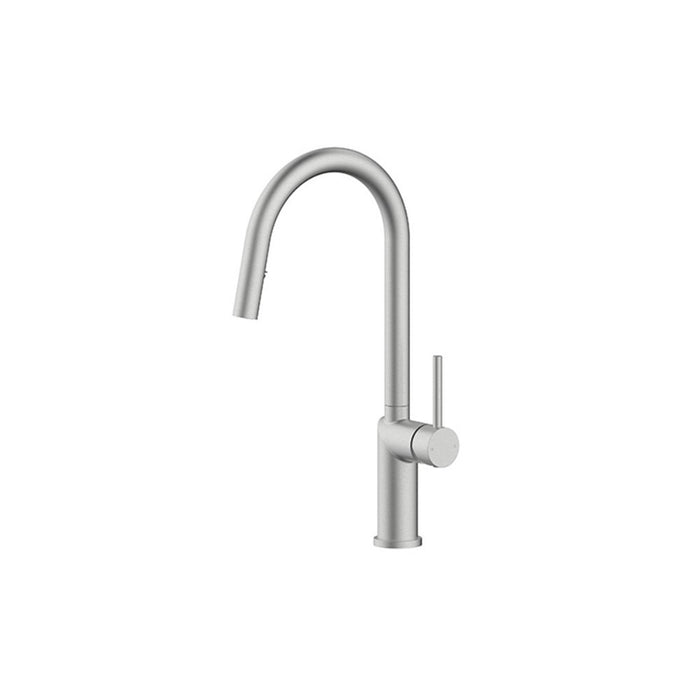 BK Kuchendesigner Premium Brass Round Pull-out Kitchen Mixer