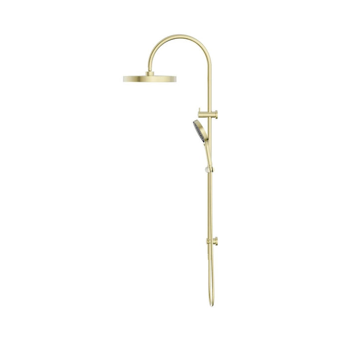 1230mm Nero Serenity Round Brass Twin Shower