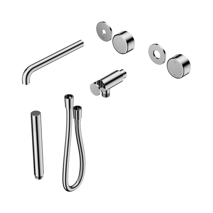 Nero Serenity Progressive Shower System With Spout And Slim Shower - Metal Handle