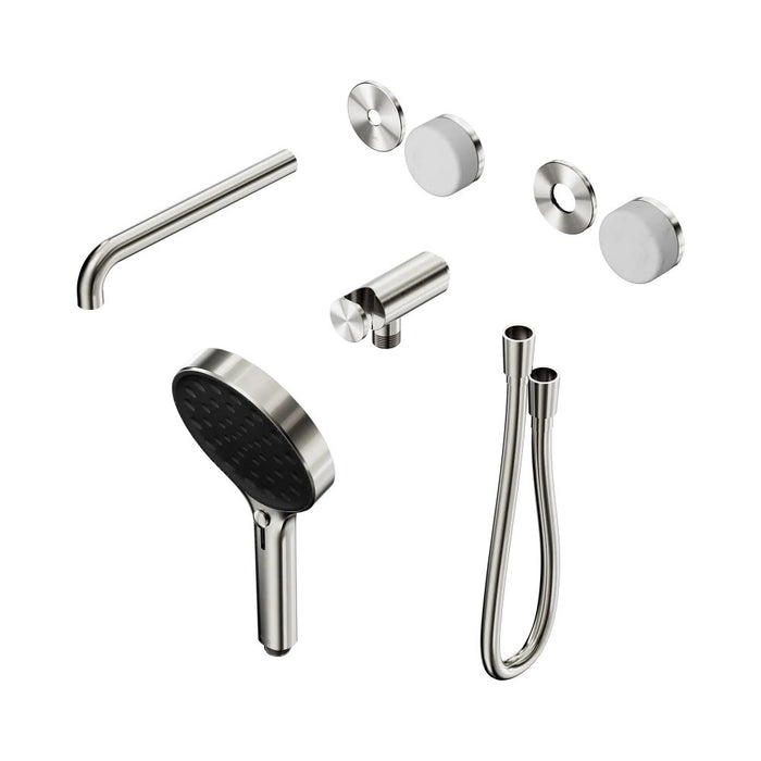 Nero Serenity Progressive Shower System With Spout And Hand Shower - Carrara Handle