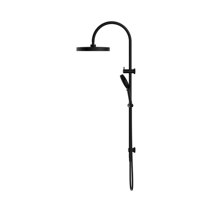 1230mm Nero Serenity Round Brass Twin Shower