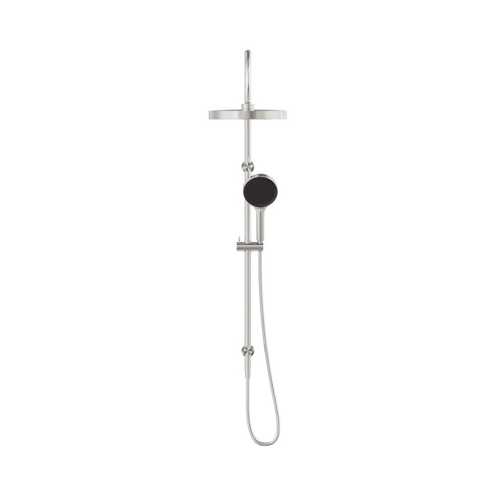 1230mm Nero Serenity Round Brass Twin Shower