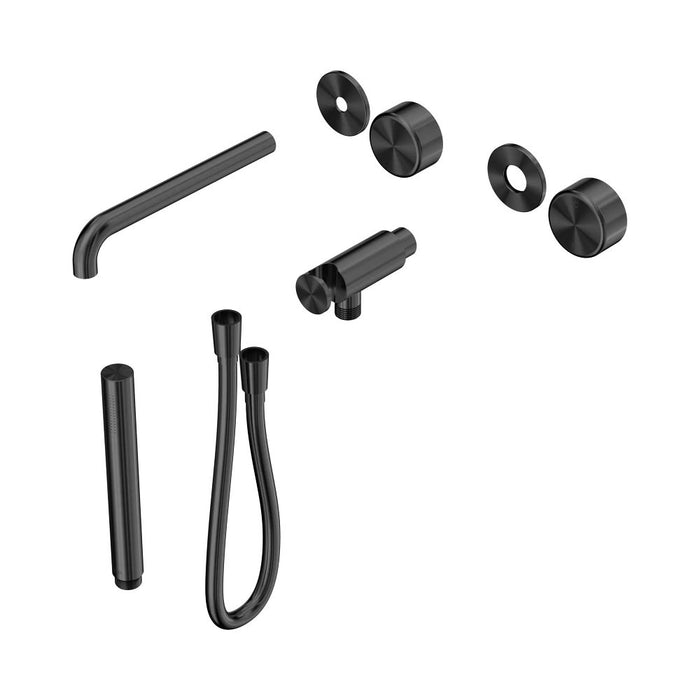 Nero Serenity Progressive Shower System With Spout And Slim Shower - Metal Handle