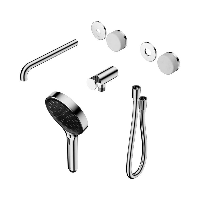 Nero Serenity Progressive Shower System With Spout And Hand Shower - Carrara Handle