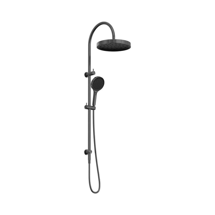 1230mm Nero Serenity Round Brass Twin Shower