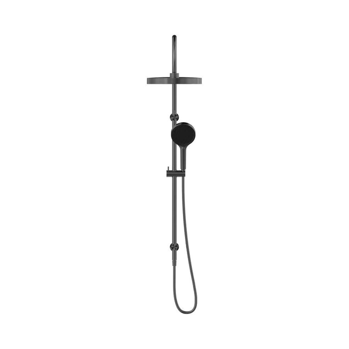1230mm Nero Serenity Round Brass Twin Shower