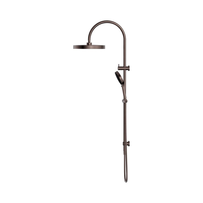 1230mm Nero Serenity Round Brass Twin Shower