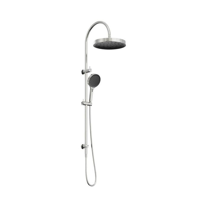1230mm Nero Serenity Round Brass Twin Shower