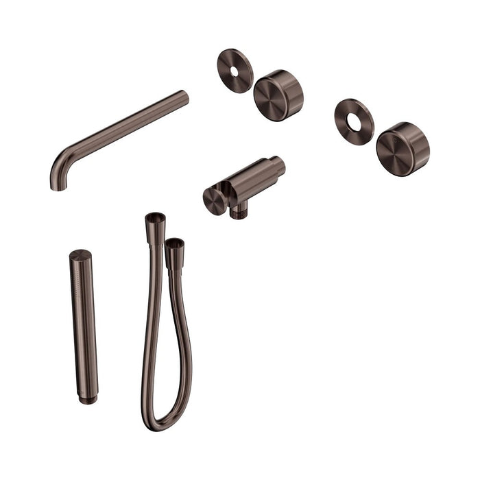 Nero Serenity Progressive Shower System With Spout And Slim Shower - Metal Handle