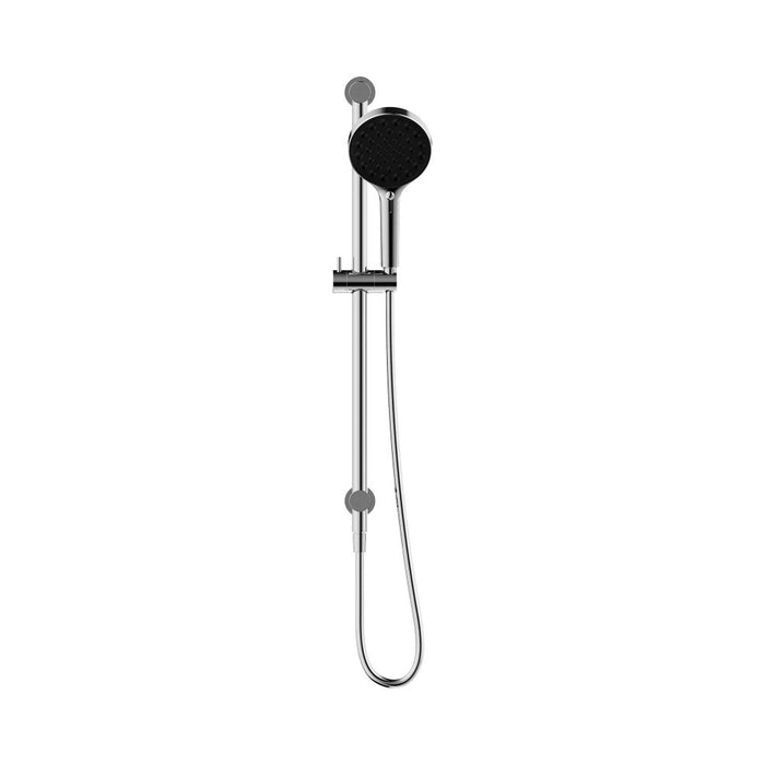 705mm Nero Serenity Round Brass Rail Shower