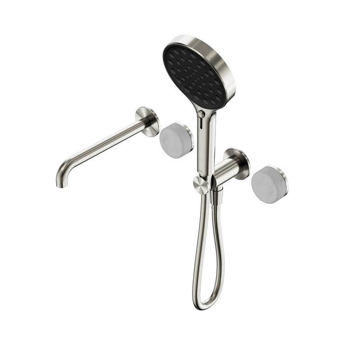 Nero Serenity Progressive Shower System With Spout And Hand Shower - Carrara Handle