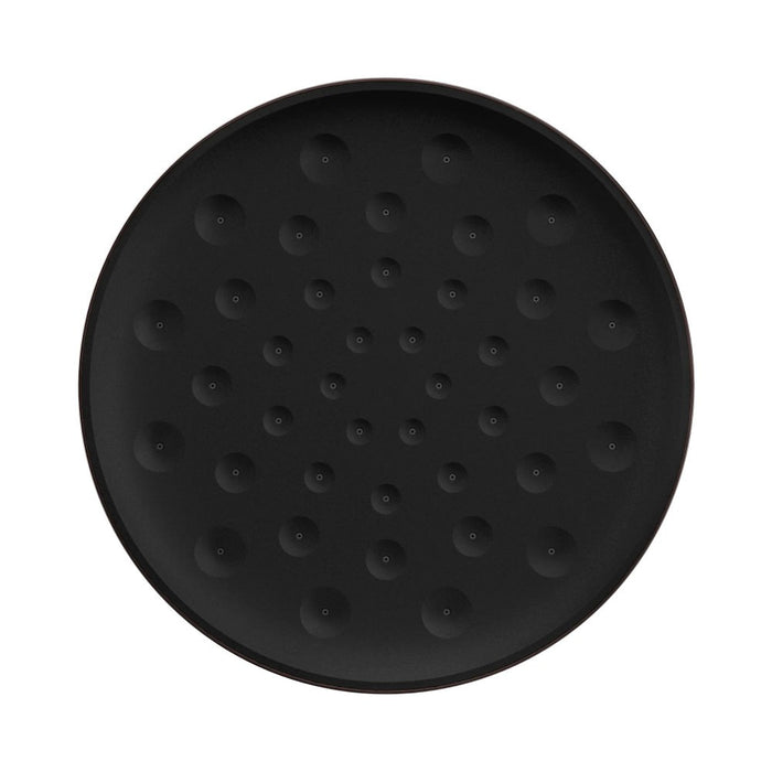 300mm Nero Serenity ABS Round Luxurious Rainfall Shower Head