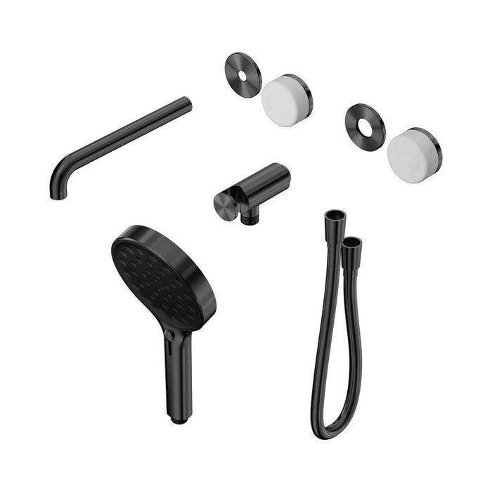 Nero Serenity Progressive Shower System With Spout And Hand Shower - Carrara Handle