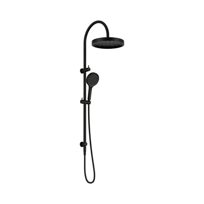 1230mm Nero Serenity Round Brass Twin Shower