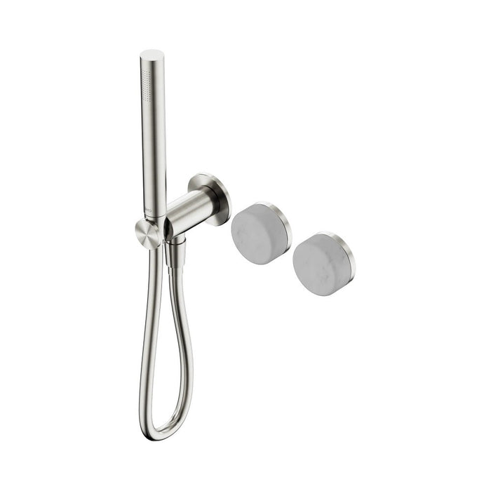 Nero Serenity Progressive Shower System And Slim Shower - Carrara Handle
