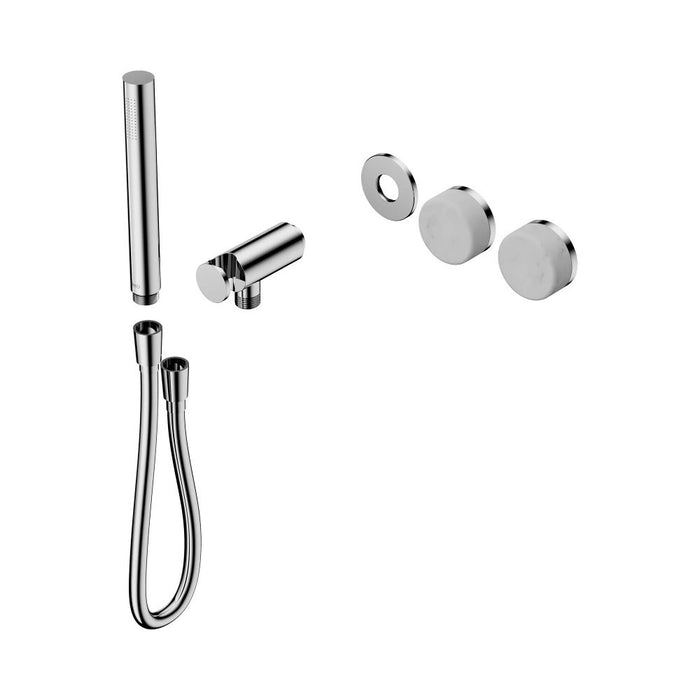 Nero Serenity Progressive Shower System And Slim Shower - Carrara Handle