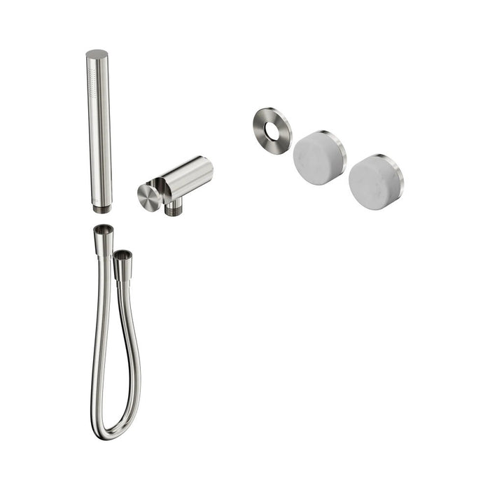 Nero Serenity Progressive Shower System And Slim Shower - Carrara Handle