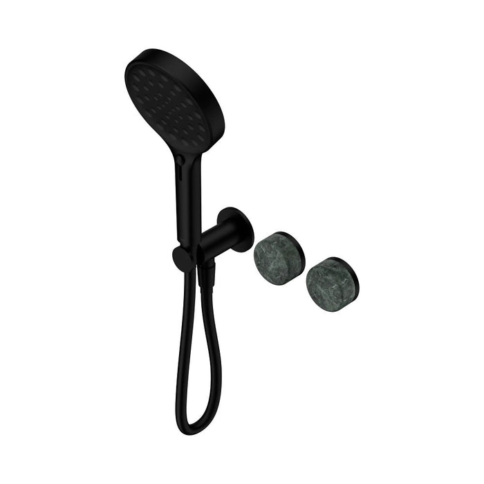 Nero Serenity Progressive Shower System And Hand Shower - Verde Alpi Handle