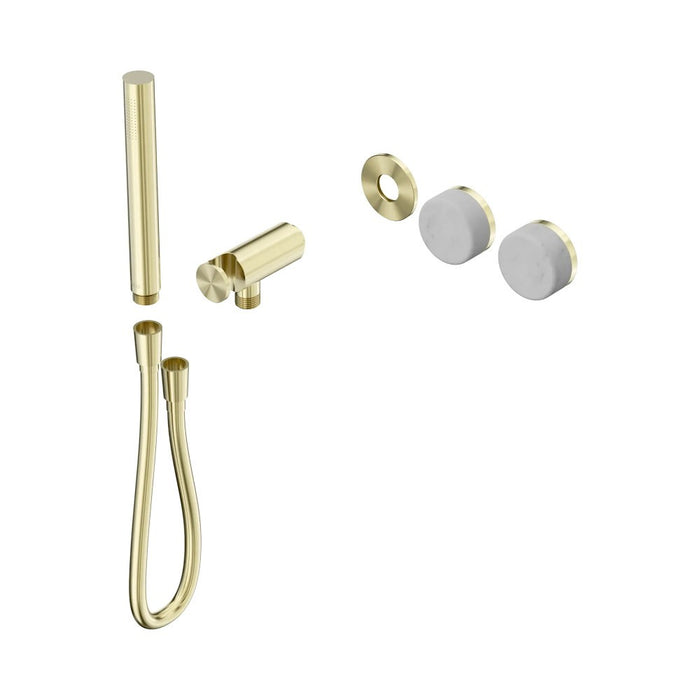 Nero Serenity Progressive Shower System And Slim Shower - Carrara Handle
