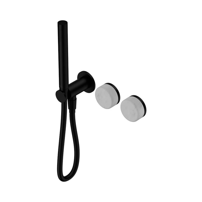 Nero Serenity Progressive Shower System And Slim Shower - Carrara Handle