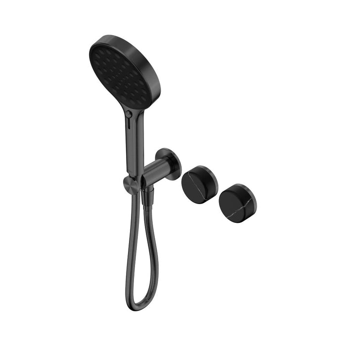 Nero Serenity Progressive Shower System And Hand Shower - Marquina Black Handle