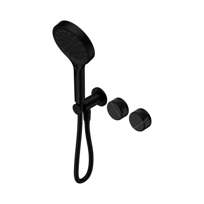 Nero Serenity Progressive Shower System And Hand Shower - Marquina Black Handle