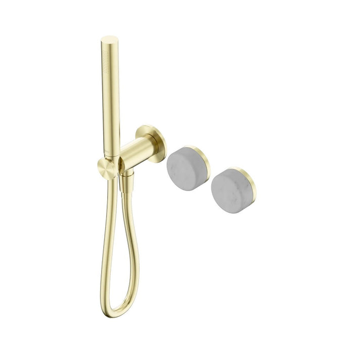 Nero Serenity Progressive Shower System And Slim Shower - Carrara Handle