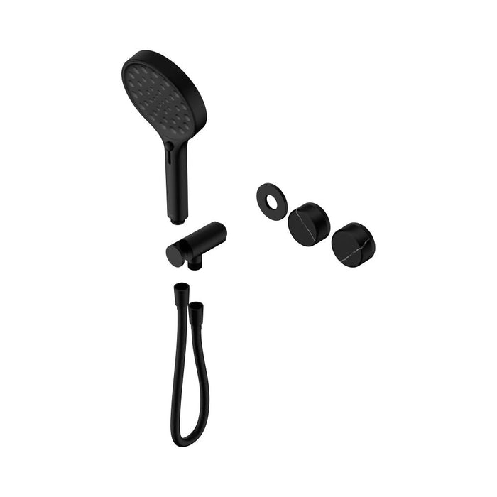 Nero Serenity Progressive Shower System And Hand Shower - Marquina Black Handle