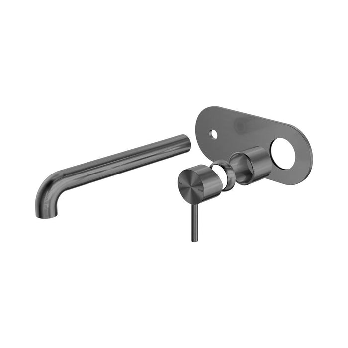 230mm Nero Zen 316L Stainless Steel Wall Basin/Bath Mixer