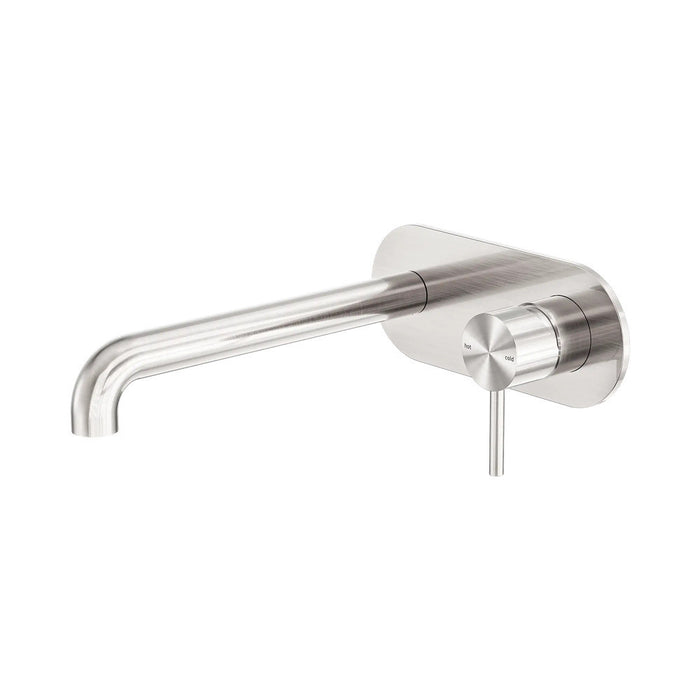 230mm Nero Zen 316L Stainless Steel Wall Basin/Bath Mixer